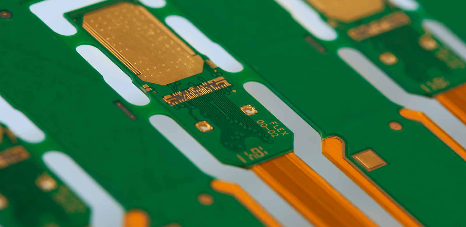 6-Layer HDI, 4 rigid & 2 flex, ENEPIG finish for Au-wire bonding